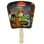 Dogs Playing Poker by C.M.Coolidge Paper Fan