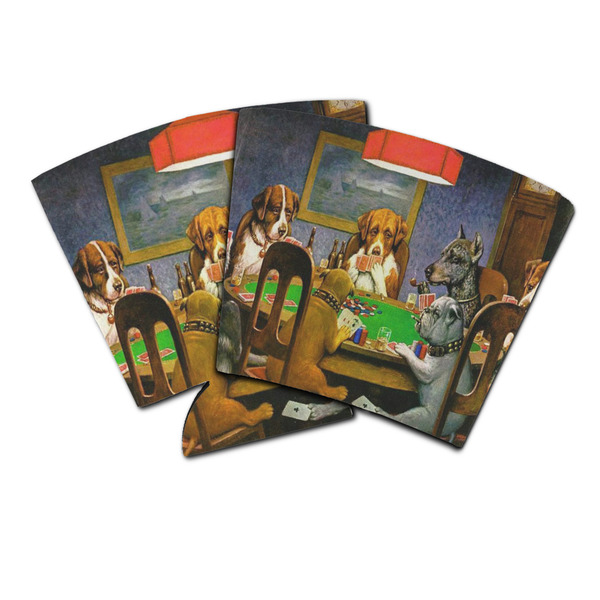 Custom Dogs Playing Poker by C.M.Coolidge Party Cup Sleeve