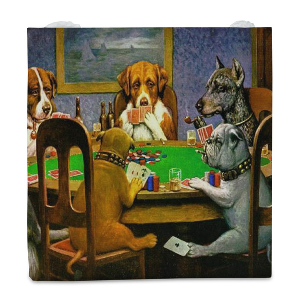 Dogs Playing Poker by C.M.Coolidge Party Favor Gift Bag - Gloss - Front