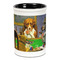 Dogs Playing Poker by C.M.Coolidge Pencil Holder - Black