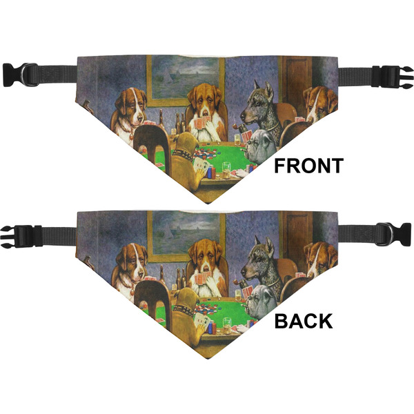 Dogs Playing Poker by C.M.Coolidge Pet Bandana Approval