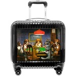 Dogs Playing Poker by C.M.Coolidge Pilot / Flight Suitcase