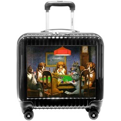 Dogs Playing Poker by C.M.Coolidge Pilot / Flight Suitcase