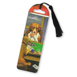 Dogs Playing Poker by C.M.Coolidge Plastic Bookmark