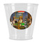 Dogs Playing Poker by C.M.Coolidge Plastic Shot Glasses - Front/Main