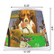 Dogs Playing Poker by C.M.Coolidge Poly Film Empire Lampshade - Dimensions