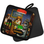 Dogs Playing Poker by C.M.Coolidge Pot Holder