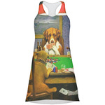 Dogs Playing Poker by C.M.Coolidge Racerback Dress