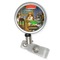 Dogs Playing Poker by C.M.Coolidge Retractable Badge Reel - Flat