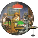 Dogs Playing Poker by C.M.Coolidge Round Table - 30"