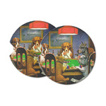 Dogs Playing Poker 1903 C.M.Coolidge Sandstone Car Coasters