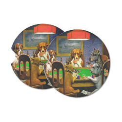 Dogs Playing Poker 1903 C.M.Coolidge Sandstone Car Coasters