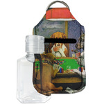Dogs Playing Poker by C.M.Coolidge Hand Sanitizer & Keychain Holder