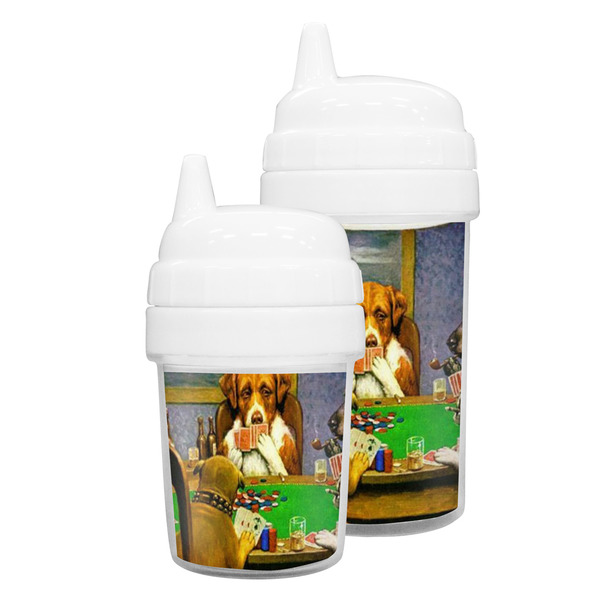 Dogs Playing Poker by C.M.Coolidge Sippy Cups