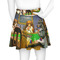 Dogs Playing Poker by C.M.Coolidge Skater Skirt - Back