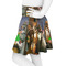 Dogs Playing Poker by C.M.Coolidge Skater Skirt - Side