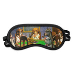 Dogs Playing Poker by C.M.Coolidge Sleeping Eye Mask - Small