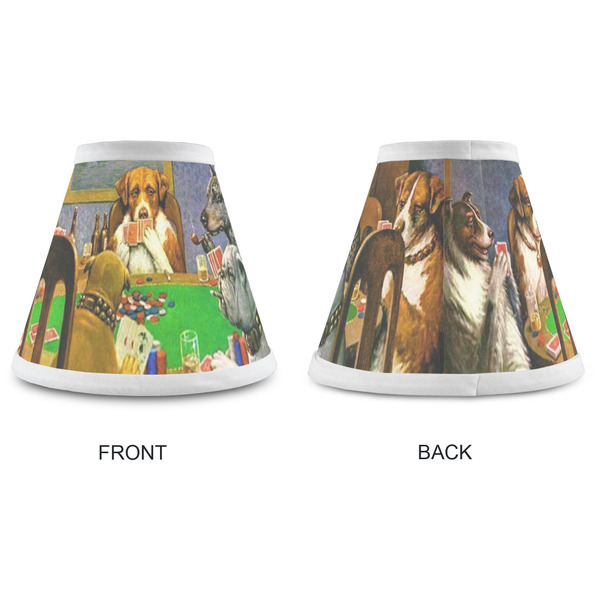 Dogs Playing Poker by C.M.Coolidge Small Chandelier Lamp - Approval