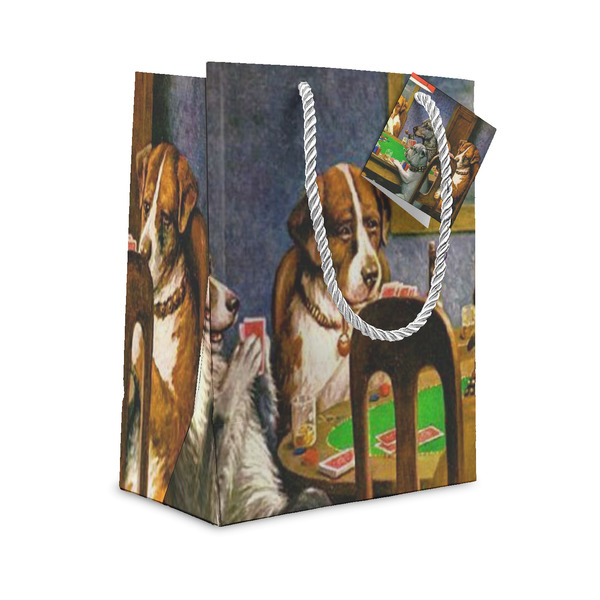 Custom Dogs Playing Poker by C.M.Coolidge Gift Bag
