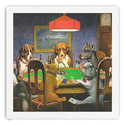 Dogs Playing Poker by C.M.Coolidge Paper Dinner Napkins