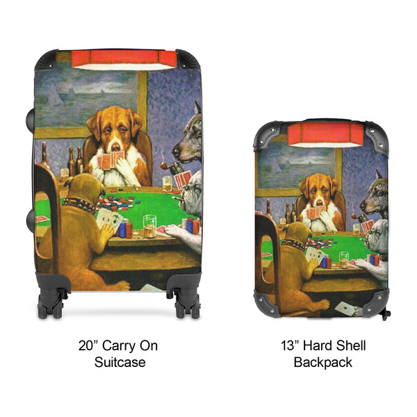 Dogs Playing Poker by C.M.Coolidge Suitcase Set 4 - APPROVAL