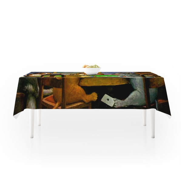 Dogs Playing Poker by C.M.Coolidge Tablecloths (58"x102") - MAIN (side view)
