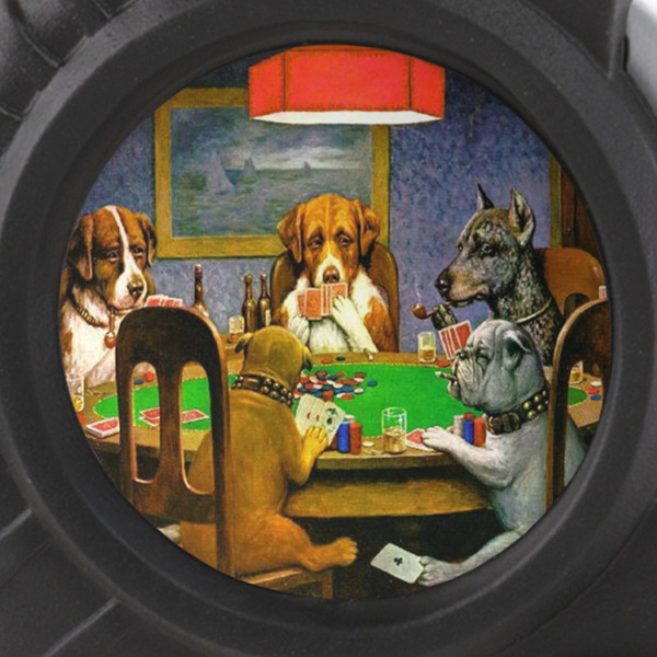 Dogs Playing Poker by C.M.Coolidge Tape Measure - 25ft - detail