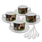 Dogs Playing Poker by C.M.Coolidge Tea Cup - Set of 4