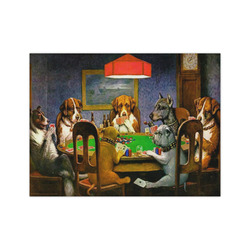 Dogs Playing Poker by C.M.Coolidge Medium Tissue Papers Sheets - Heavyweight
