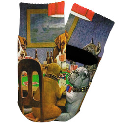 Dogs Playing Poker by C.M.Coolidge Toddler Ankle Socks