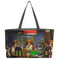 Dogs Playing Poker by C.M.Coolidge Beach Totes Bag - w/ Black Handles