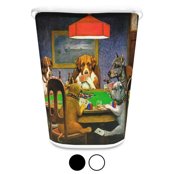 Dogs Playing Poker by C.M.Coolidge Trash Can Aggregate