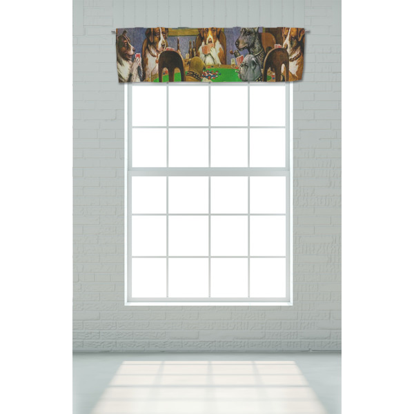 Dogs Playing Poker by C.M.Coolidge Valance - On window
