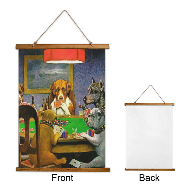 Dogs Playing Poker by C.M.Coolidge Wall Hanging Tapestry - Portrait - APPROVAL