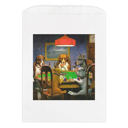 Dogs Playing Poker by C.M.Coolidge Treat Bag