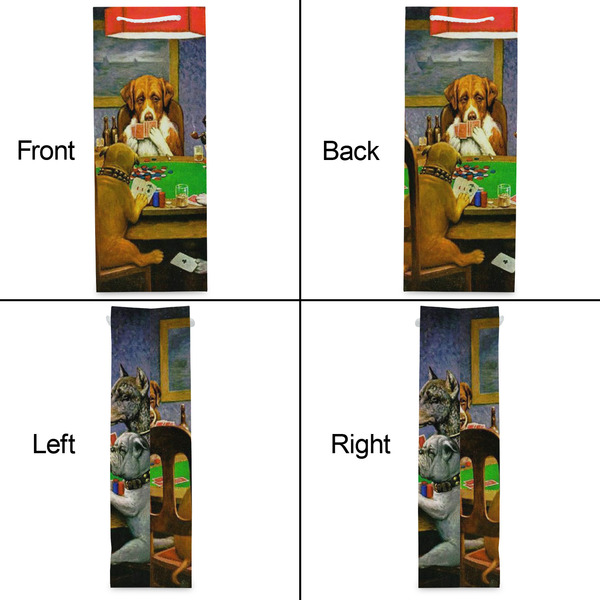 Dogs Playing Poker by C.M.Coolidge Wine Gift Bag - Gloss - Approval