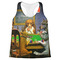 Dogs Playing Poker by C.M.Coolidge Womens Racerback Tank Tops - Medium - Front - Flat