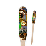 Dogs Playing Poker by C.M.Coolidge Paddle Wooden Food Picks