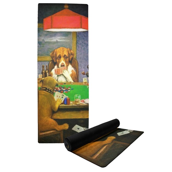 Custom Dogs Playing Poker 1903 C.M.Coolidge Yoga Mat