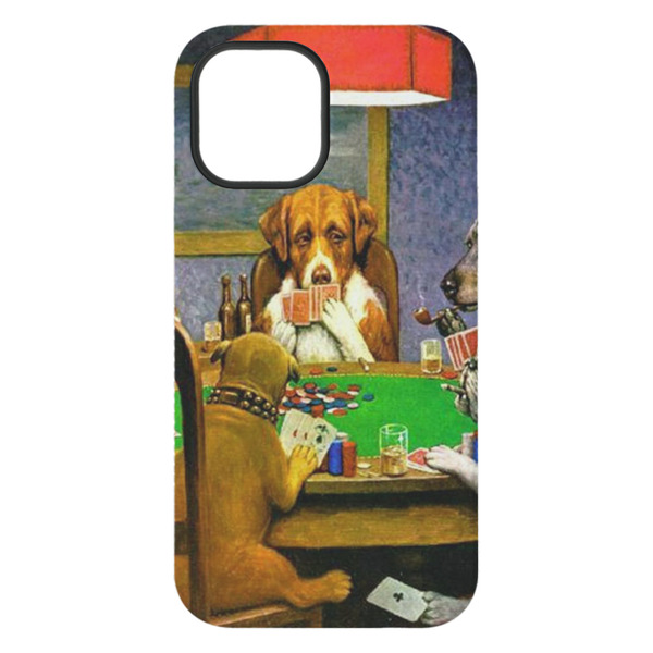 Dogs Playing Poker by C.M.Coolidge iPhone 15 Pro Max Tough Case - Back