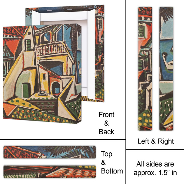 Mediterranean Landscape by Pablo Picasso 11x14 - Canvas Print - Approval
