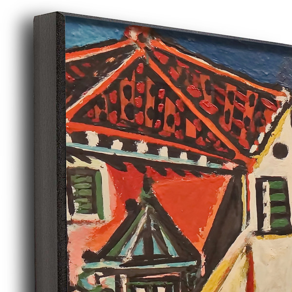 Mediterranean Landscape by Pablo Picasso 11x14 Wood Print - Closeup