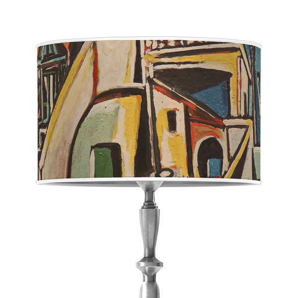 Custom Mediterranean Landscape by Pablo Picasso 12" Drum Lamp Shade - Poly-film