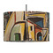 Mediterranean Landscape by Pablo Picasso 12" Drum Lampshade - PENDANT (Fabric)