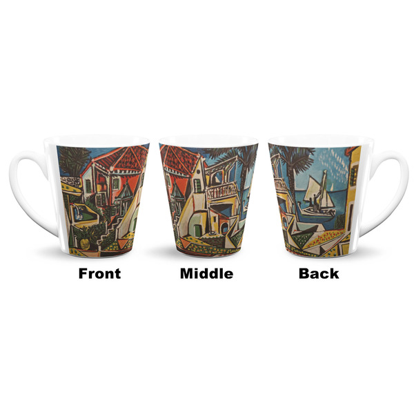 Mediterranean Landscape by Pablo Picasso 12 Oz Latte Mug - Approval