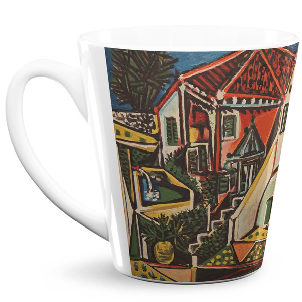 Custom Mediterranean Landscape by Pablo Picasso 12 Oz Latte Mug