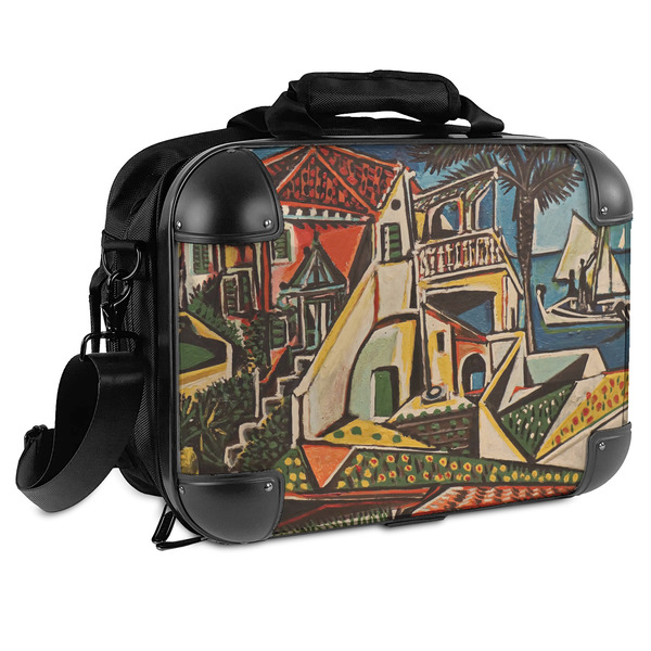 Custom Mediterranean Landscape by Pablo Picasso Hard Shell Briefcase