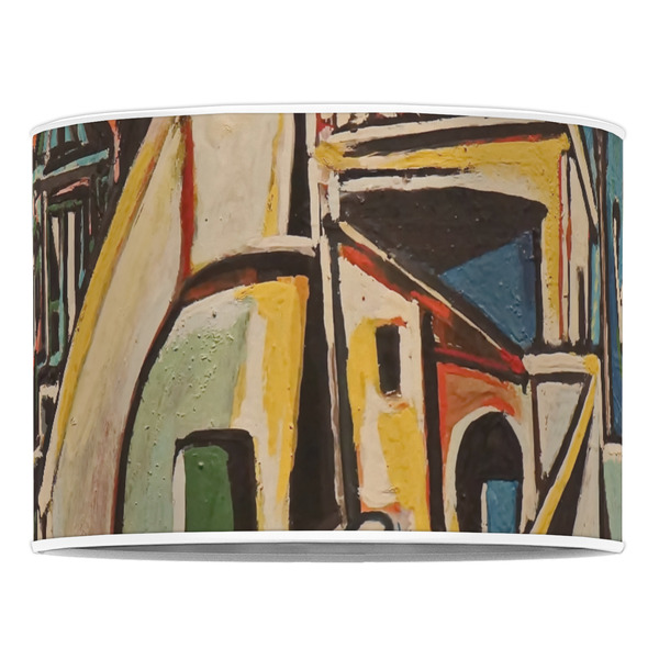 Mediterranean Landscape by Pablo Picasso 16" Drum Lampshade - FRONT (Poly Film)