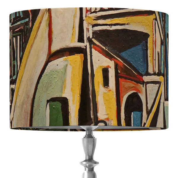 Custom Mediterranean Landscape by Pablo Picasso 16" Drum Lamp Shade - Fabric