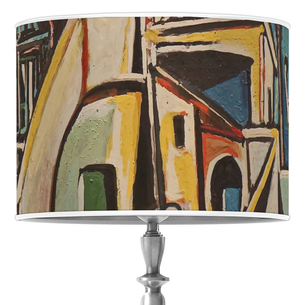 Custom Mediterranean Landscape by Pablo Picasso 16" Drum Lamp Shade - Poly-film